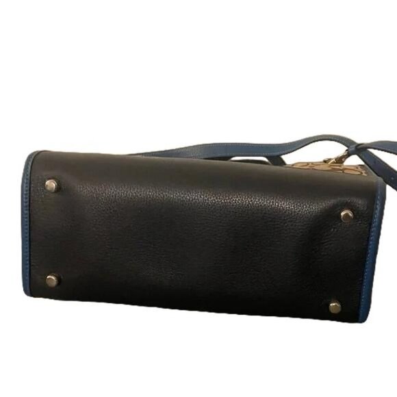 Coach Brown and Blue Patterned Crossbody Bag - Picture 4 of 5